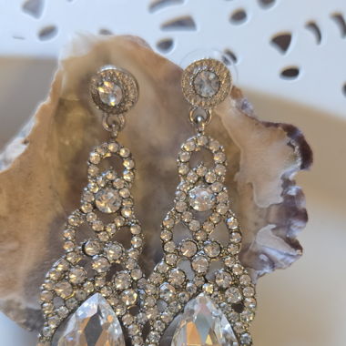 Glitzersteinen Ohrringe ;)