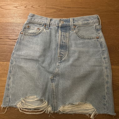 Jupe en jean de Levis