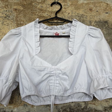 Weisse Dirndlbluse Gr. 36