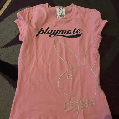 Y2K Playmate Pink T-Shirt