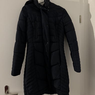 Blue winter coat