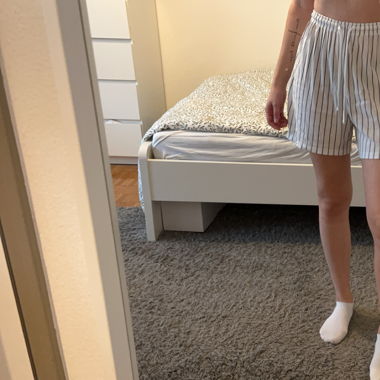 lockere Stoffhose