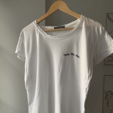 T-Shirt Brandy Melville "Make My Day"