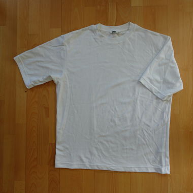 Uniqlo oversize weisses T-Shirt Grösse L
