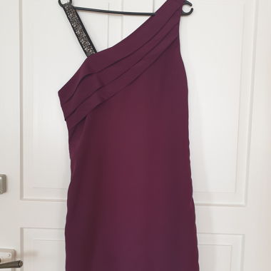 Robe de soirée bordeaux élégante Taille S