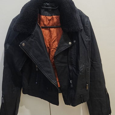 Veste en faux cuir Only