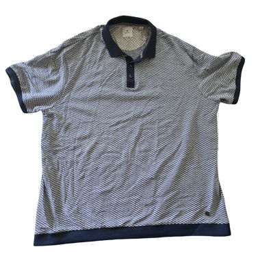 NEXT Poloshirt blau-weiss EU XL