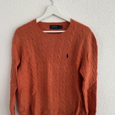 Polo Ralph Lauren Zopfmuster Pullover, Gr. M