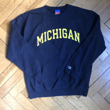 Maglione vintage Champion blu scuro