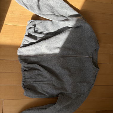 Giacca zip grigia SHEIN