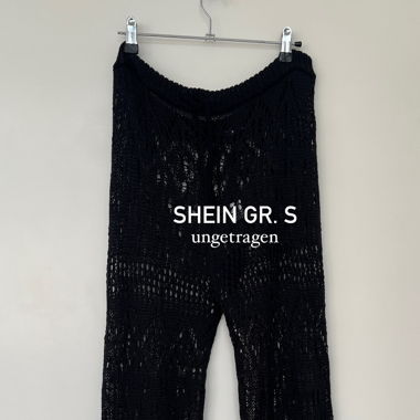 Schwarze Strandhose