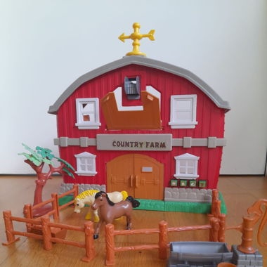 Bauernhof mit Stahl