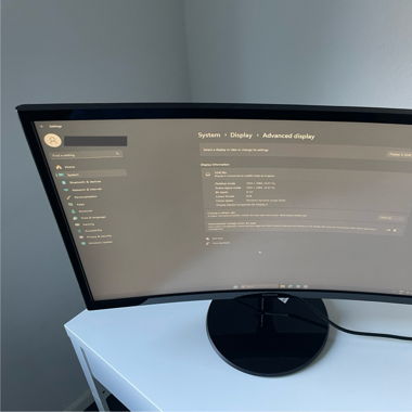 Samsung Curved Monitor 24 inch (in warranty)