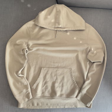 Beige Oversize Hoodie