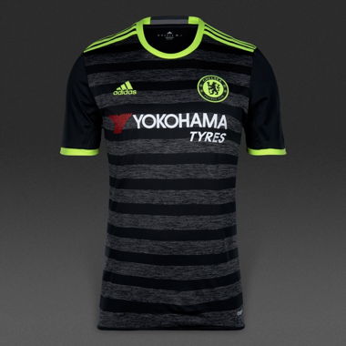 Chelsea FC Auswärtstrikot Adidas schwarz/gelb