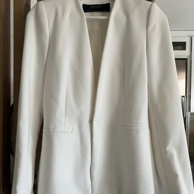 Blazer blanc ZARA XS
