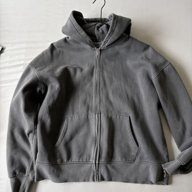 Gray Zip Hoodie