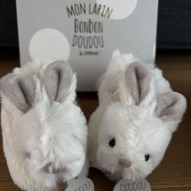 Doudou-Häschen-Hausschuhe