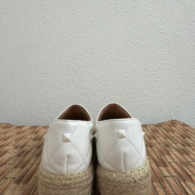 Espadrille loafer blanche