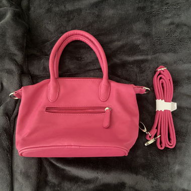 Fuchsia-rosa Handtasche