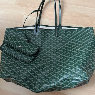 Sac cabas Goyard en vert (DUPE)