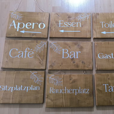 Hochzeitsschilder Holz Deko Holzschilder
