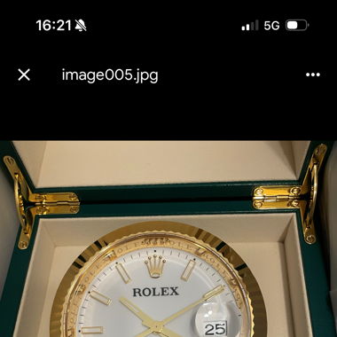 Pendule Rolex