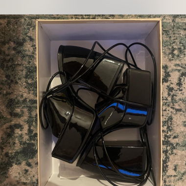 Black Patent High Heels