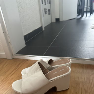 Talon sabot blanc 