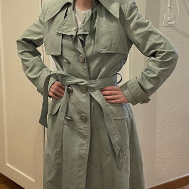 Manteau Trench en Cuir Guess