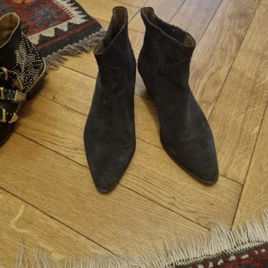 Isabelle Marant Bottines en daim noires