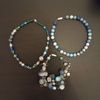 Set da 3 Collane Blu