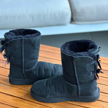 UGG Lederstiefel Bailey Bow, Gr. 38