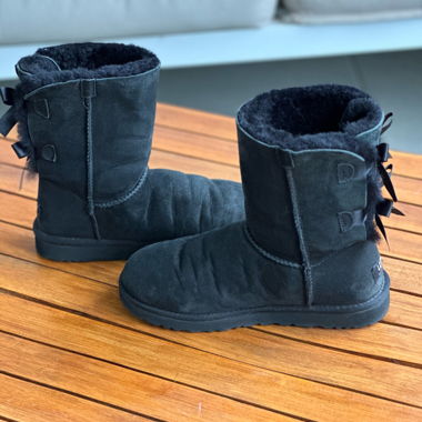 UGG Lederstiefel Bailey Bow, Gr. 38