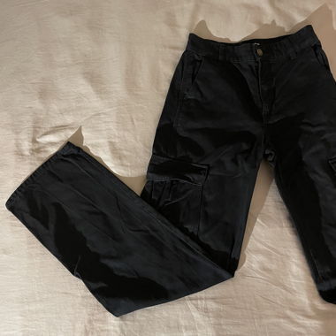 Pantaloni cargo neri