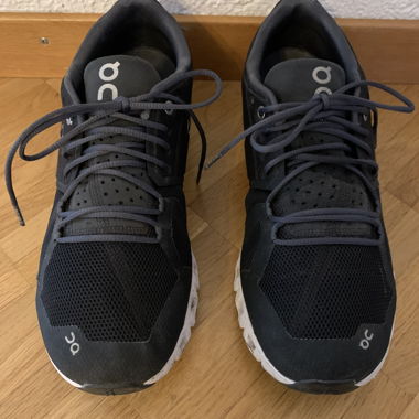 On sneakers size 42 or rather 41