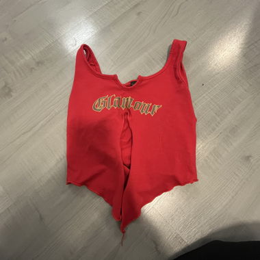 Top Glamour Rosso