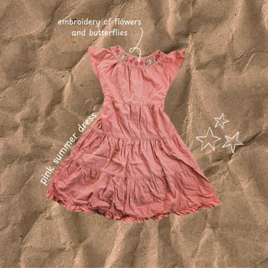 Pink summer dress