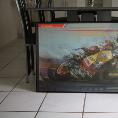 Honda CBR 900 RR FireBlade Töff Motorrad 3D Bild