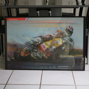 Honda CBR 900 RR FireBlade Töff Motorrad 3D Bild