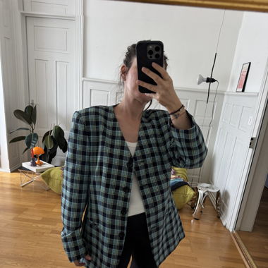 90ies oversized cropped blazer