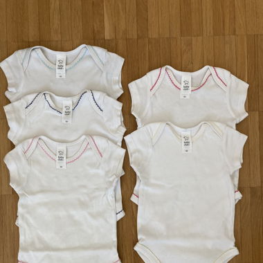 5er Set - Baby-Kurzarm-Body - Baumwolle, Gr. 68
