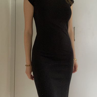 Black Off-Shoulder Dress