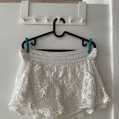 Kurze Bohohose weiss