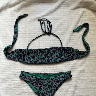 Ensemble bikini léopard 