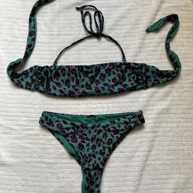 Ensemble bikini léopard 