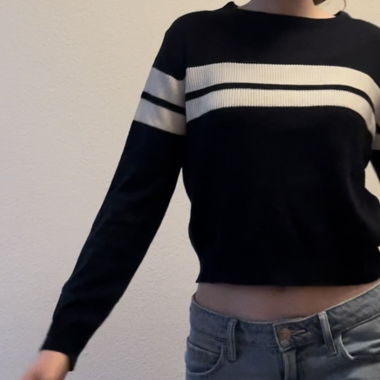 elegant sweater knitted