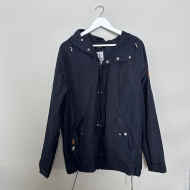 Makia navy hooded jacket