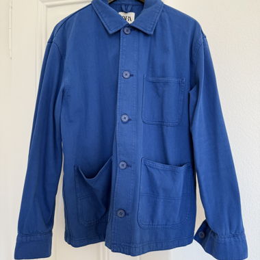 Giacca workwear blu ZARA, taglia S