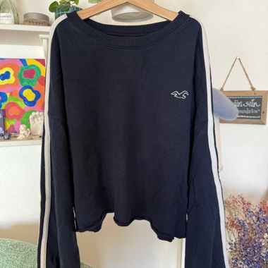 Maglione Hollister blu scuro